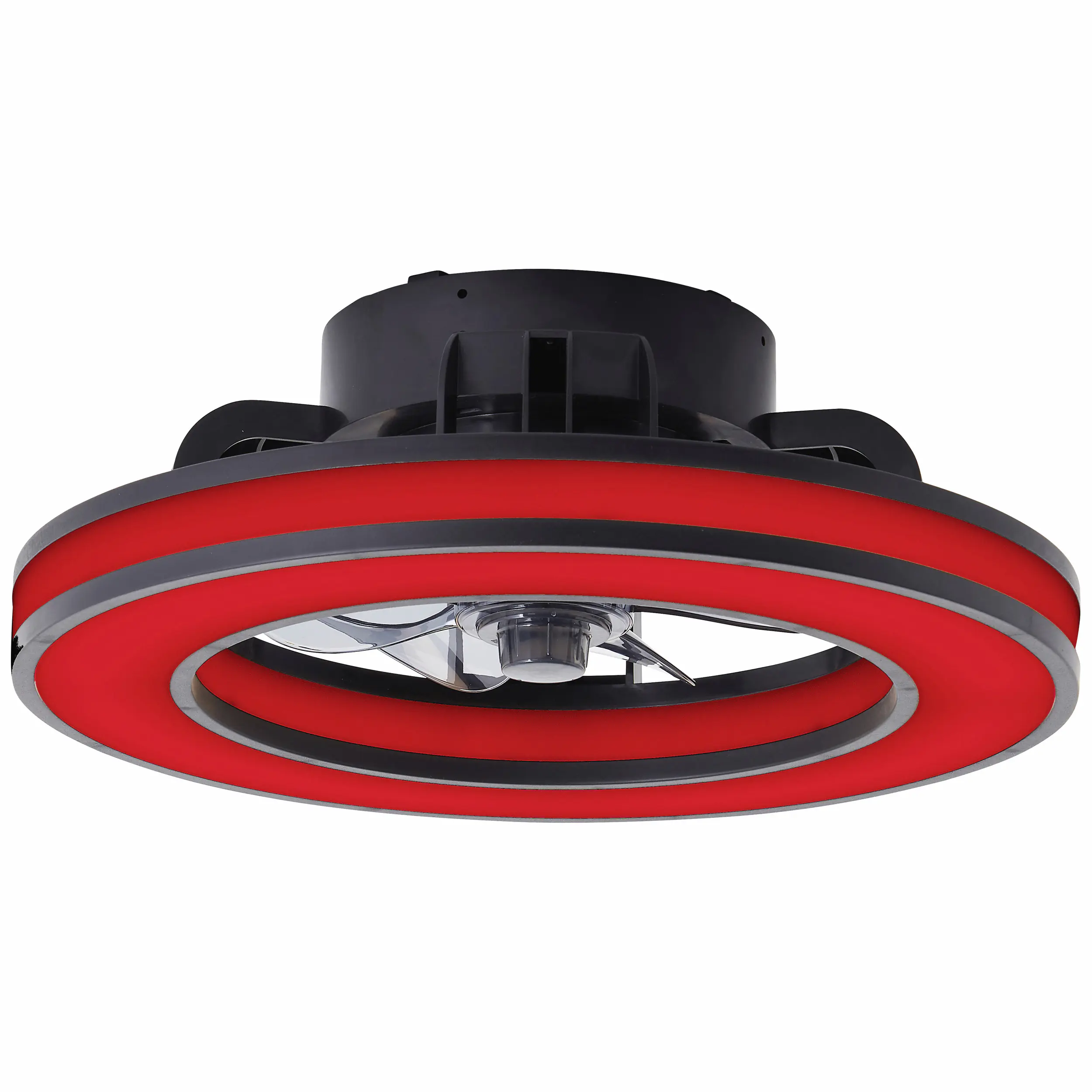 Brilliant LED Deckenleuchte mit Ventilator Mondello Ø 42 cm 26 W schwarz