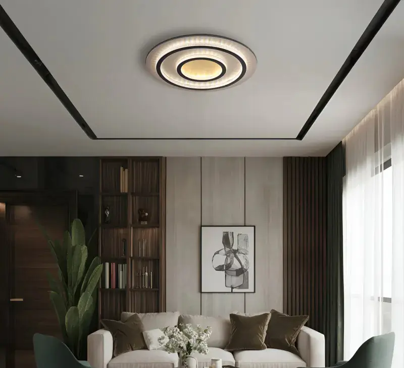 Globo Deckenleuchte Jayden 55 x 6 cm Ø x H gold CCT