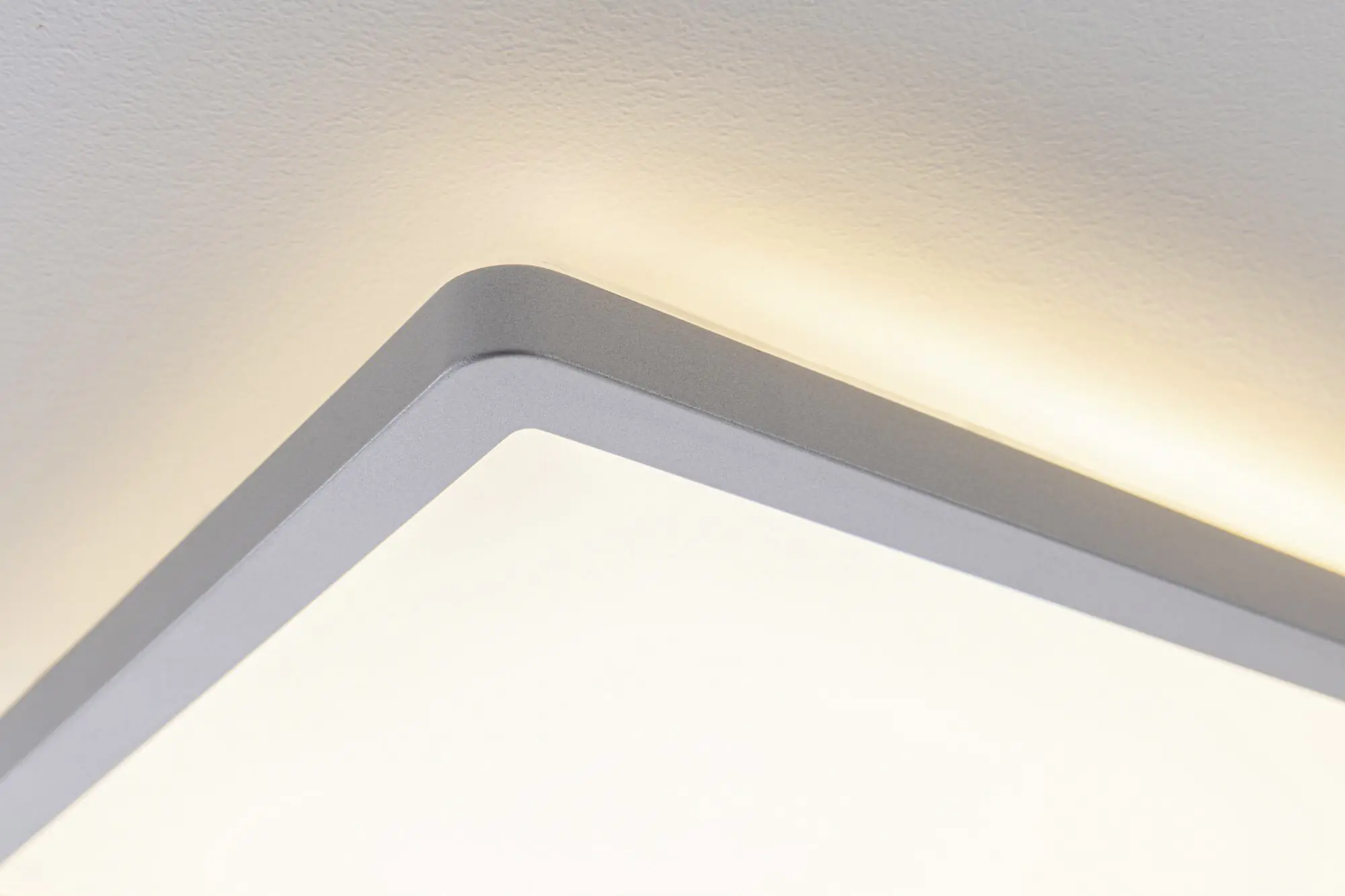 Paulmann LED Panel Atria Shine chrom-matt 58 x 20 cm warmweiß dimmbar