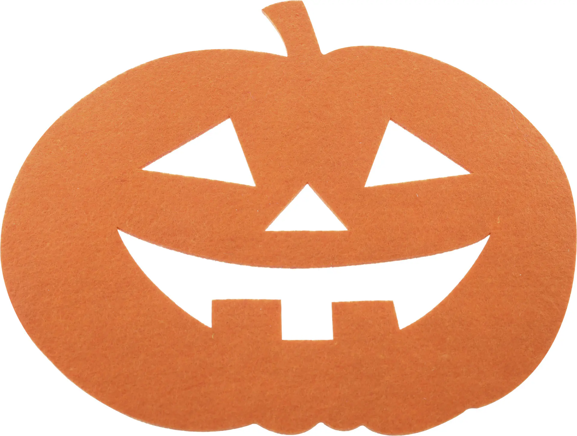 Tischset Kürbis Filz 26 x 30 cm orange 