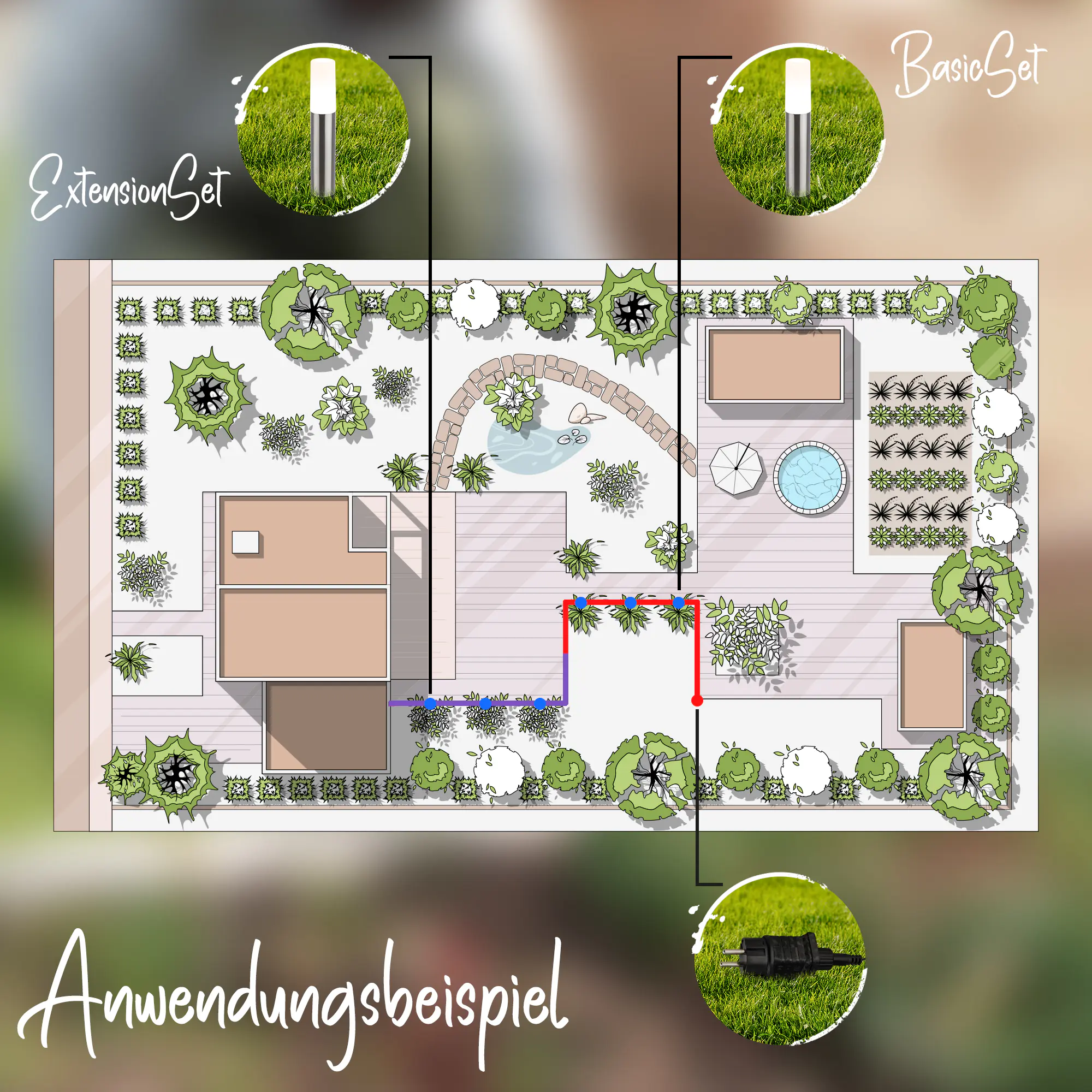 Briloner LED Außen-Bodenstrahler Junca Connect to Shine 3er Starterset 3W warmweiß Briloner LED Außen-Bodenstrahler Junca Connect to Shine 3er Starterset 3W warmweiß