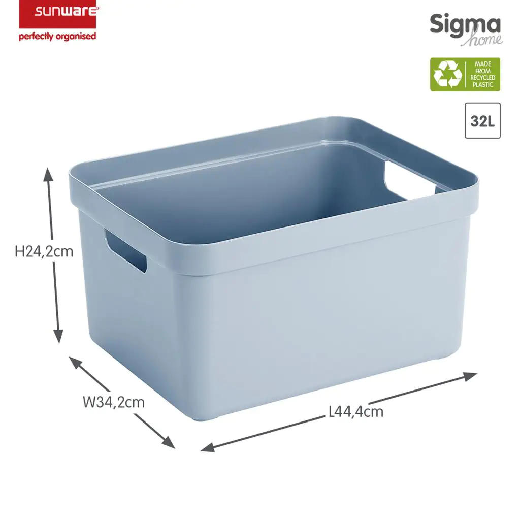 Sunware Aufbewahrungsbox Sigma Home 32 L blaugrau Sunware Aufbewahrungsbox Sigma Home 32 L blaugrau