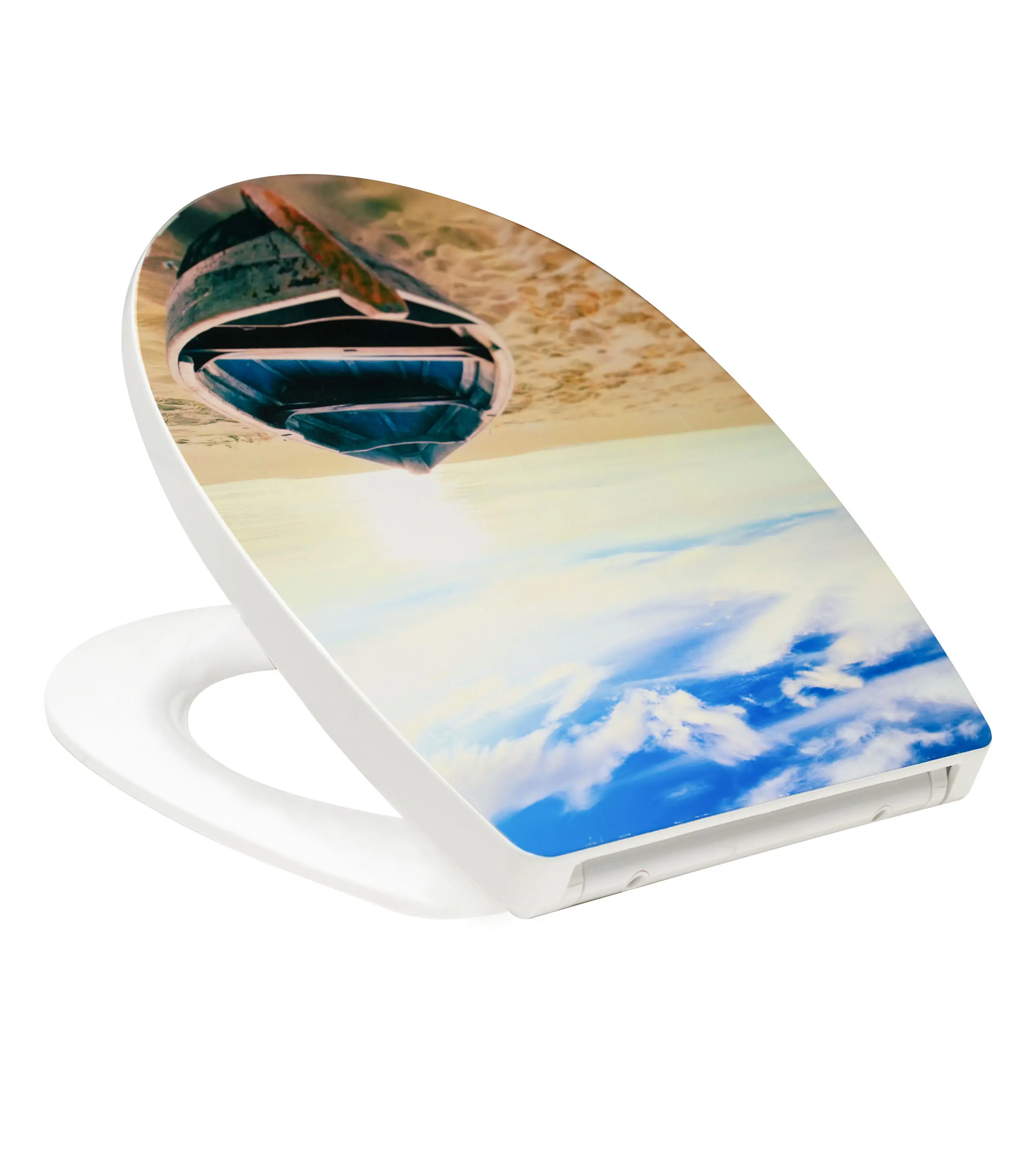 Primaster WC-Sitz mit Absenkautomatik Holzboot