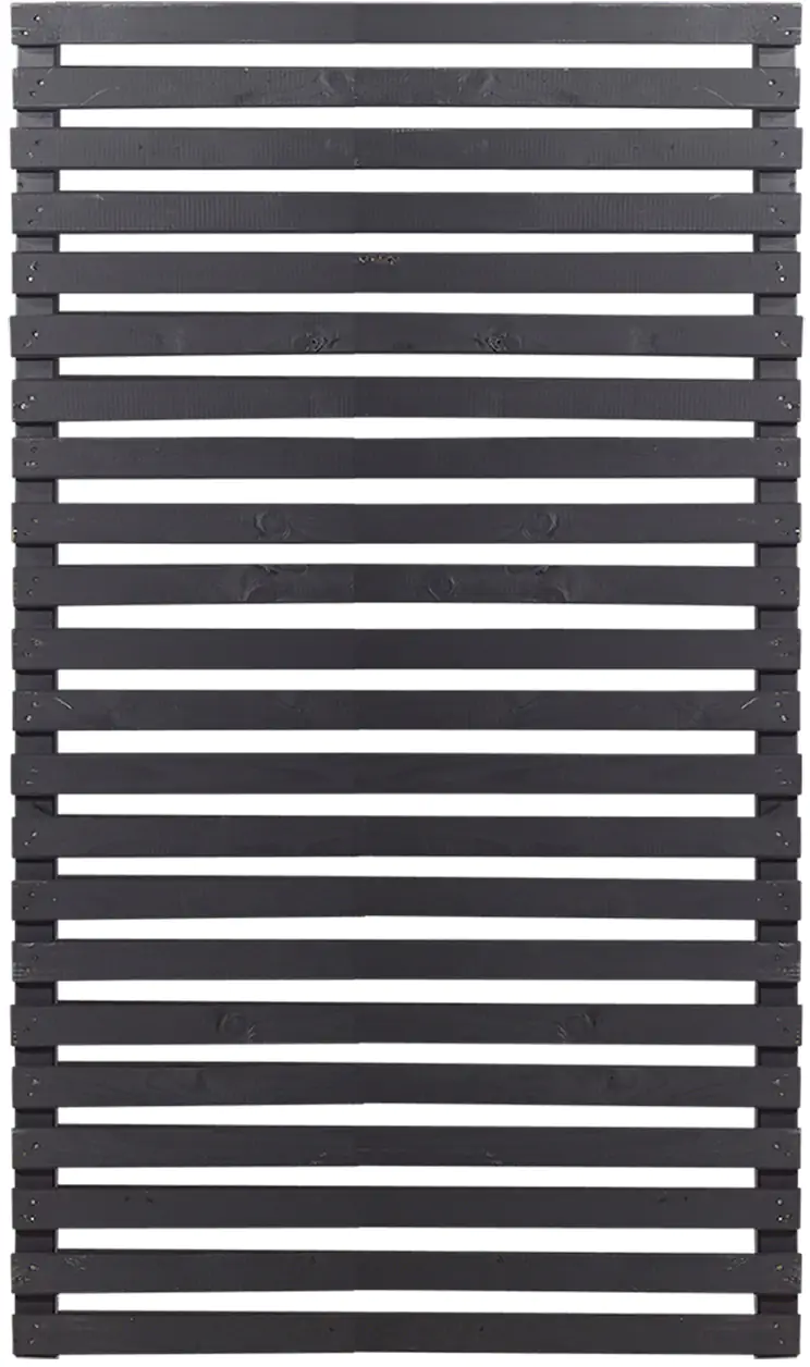 Tokyo Zaun - 83 x 140 cm - schwarz