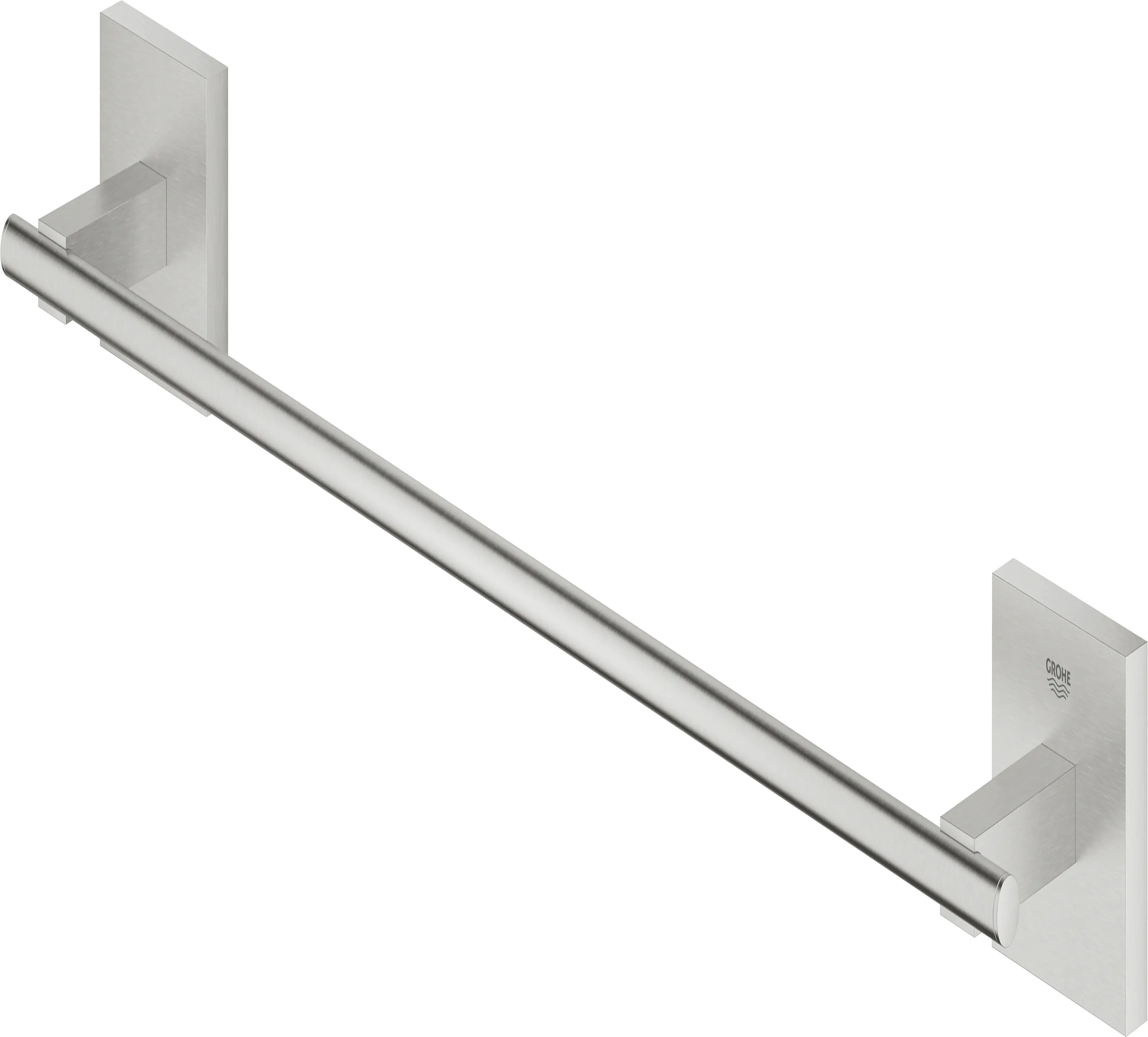 Grohe Start Cube Badetuchhalter supersteel klebbar Grohe Start Cube Badetuchhalter supersteel klebbar