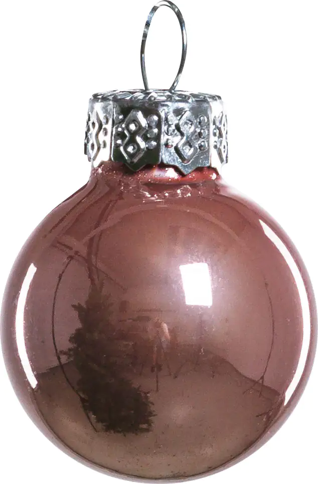 4333692643030_04 TrendLine Mini-Christbaumkugeln aus Glas Ø 2,5 cm gold-rose 100 Stück