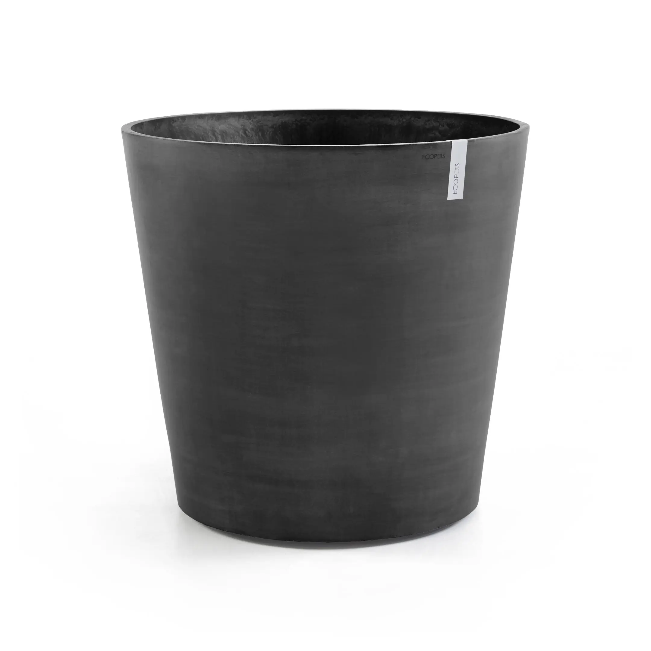 Ecopots Pflanztopf Amsterdam Ø 80 x 74,2 cm dunkelgrau mit Rädern