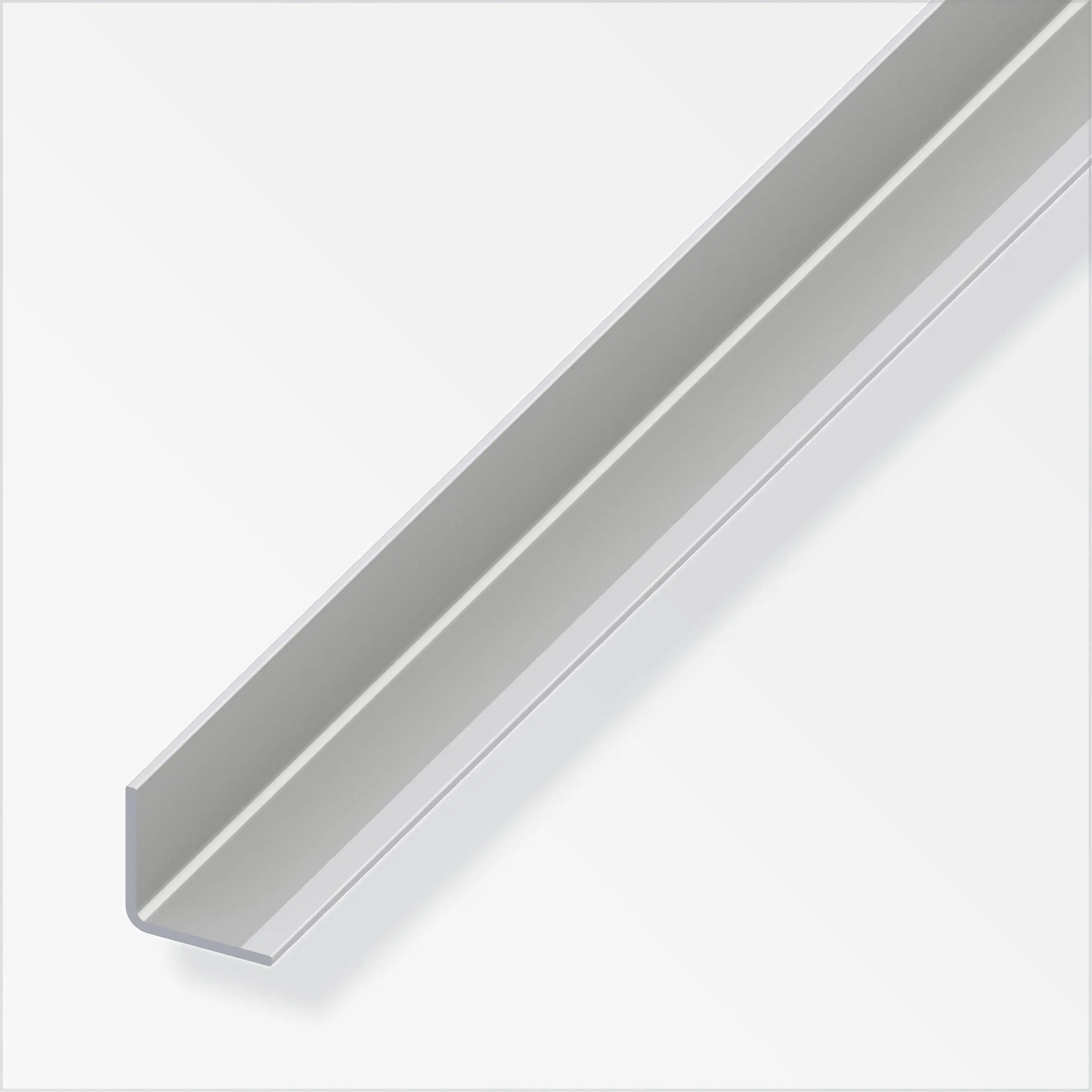 alfer Winkel 1 m, 25 x 25 mm EdelStahl roh natur