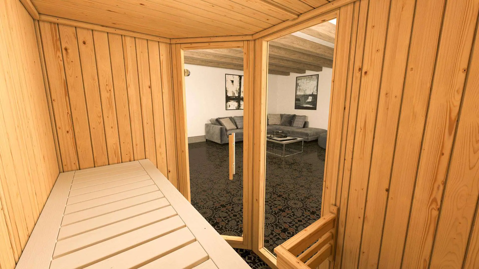 Weka Elementsauna Varberg Gr. 1 Sparset 7,5 kw OS