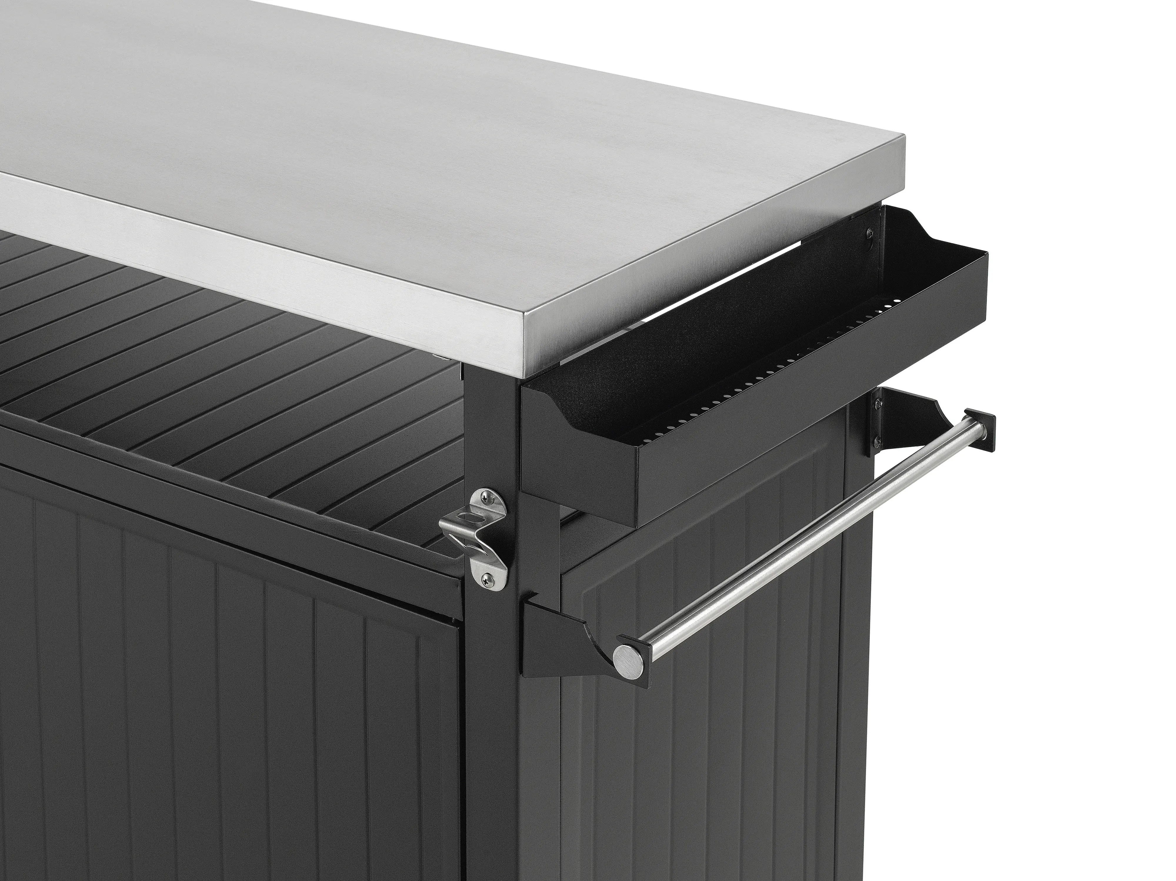 Primaster Grillwagen Napa XXL Universal 2-türig 153 x 90 cm schwarz