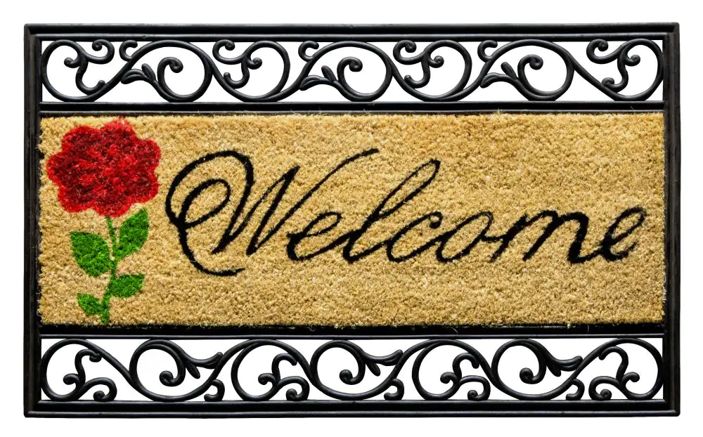 Fußmatte Salome Welcome natur, 45 x 75 cm