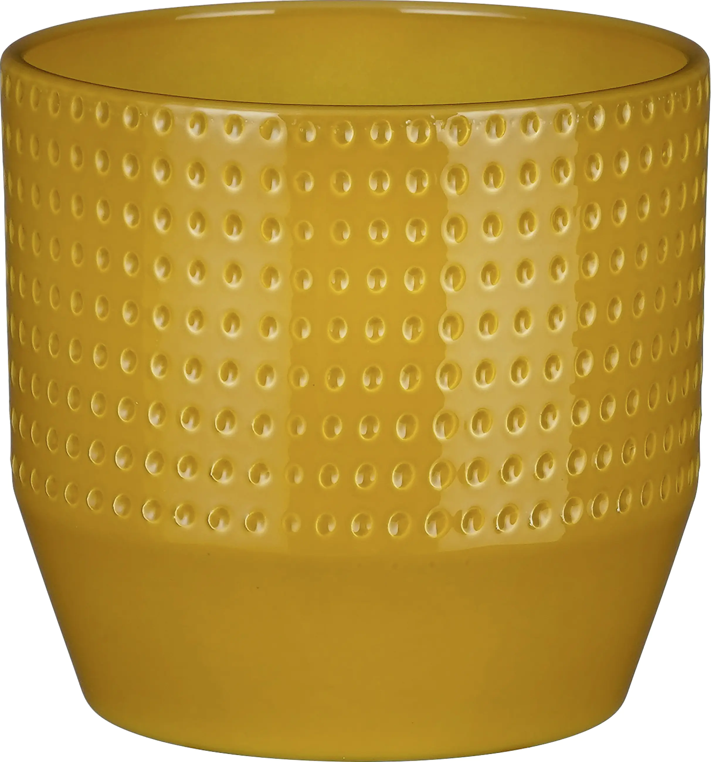 Mica Decorations Topf Nola ceramic 14,5 x 16 cm ocker