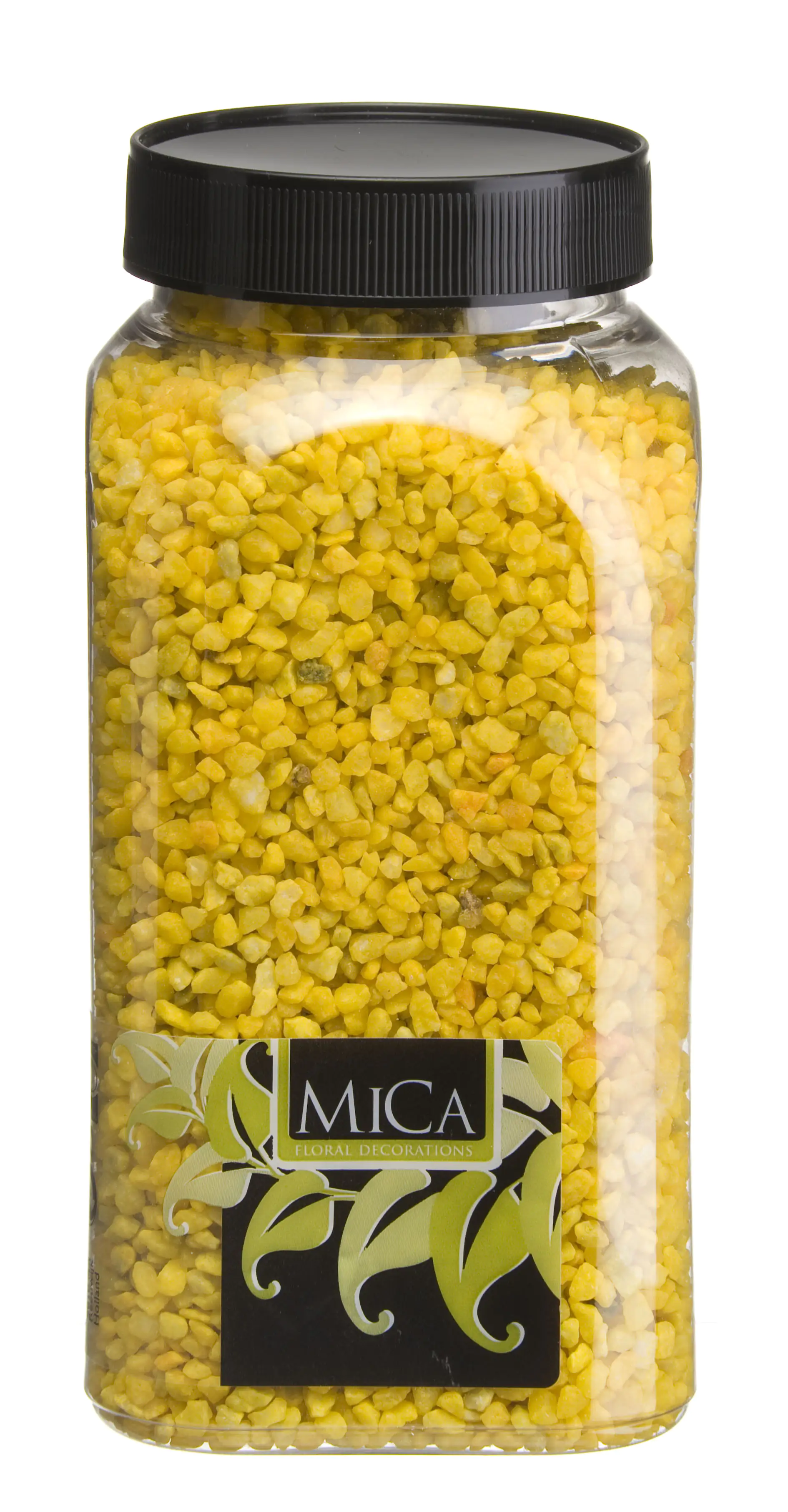 Mica Decorations Dekoration Granulat gelb 650 ml 1 kg