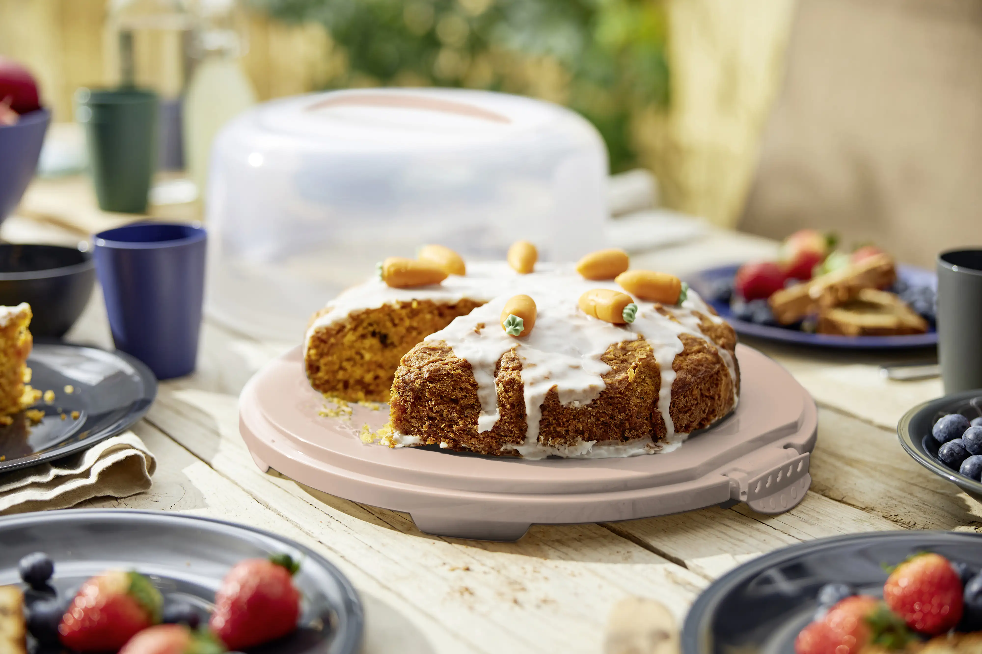 Rotho Tortenglocke Fresh hoch meadow rose