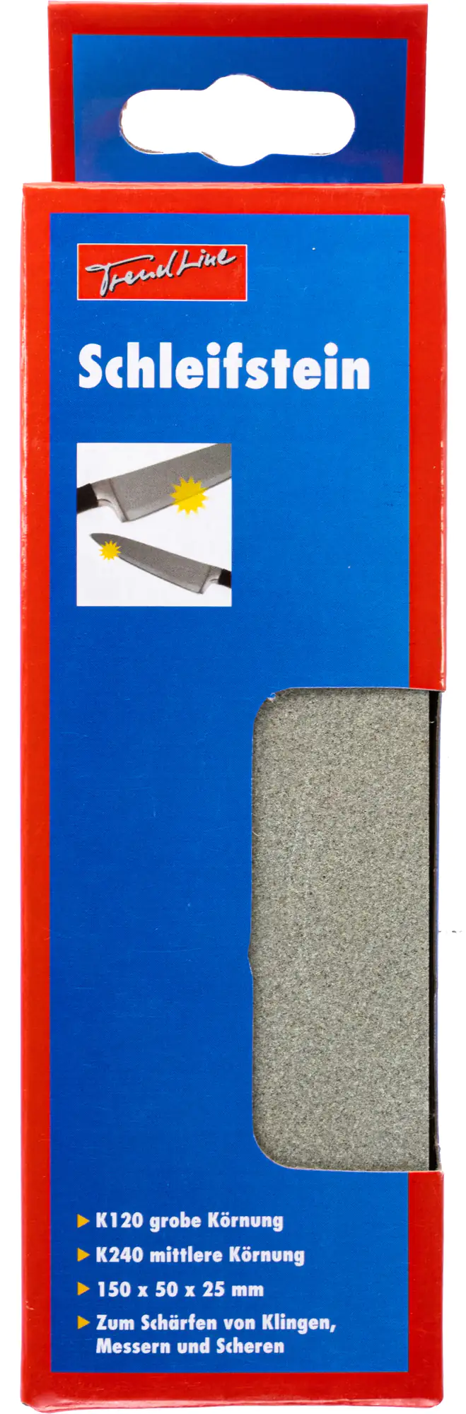 TrendLine Schleifstein 150 x 50 x 25 mm K120 K240 TrendLine Schleifstein 150 x 50 x 25 mm K120 K240