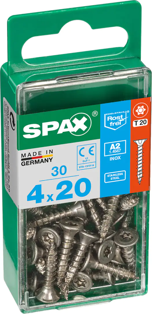 Spax Universalschrauben 4.0 x 20 mm TX 20 - 30 Stk.