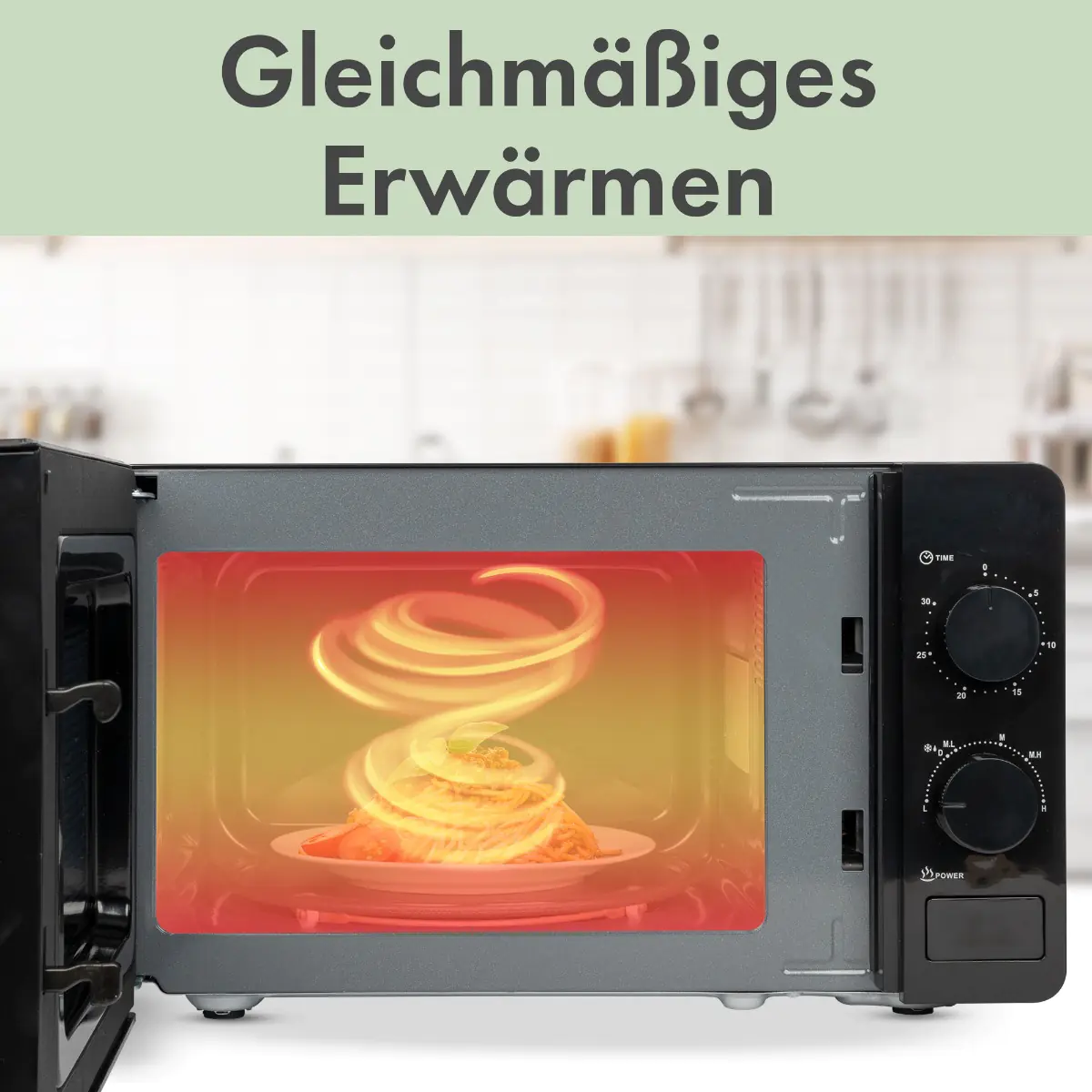 Bomann Mikrowelle MW 6014 CB schwarz