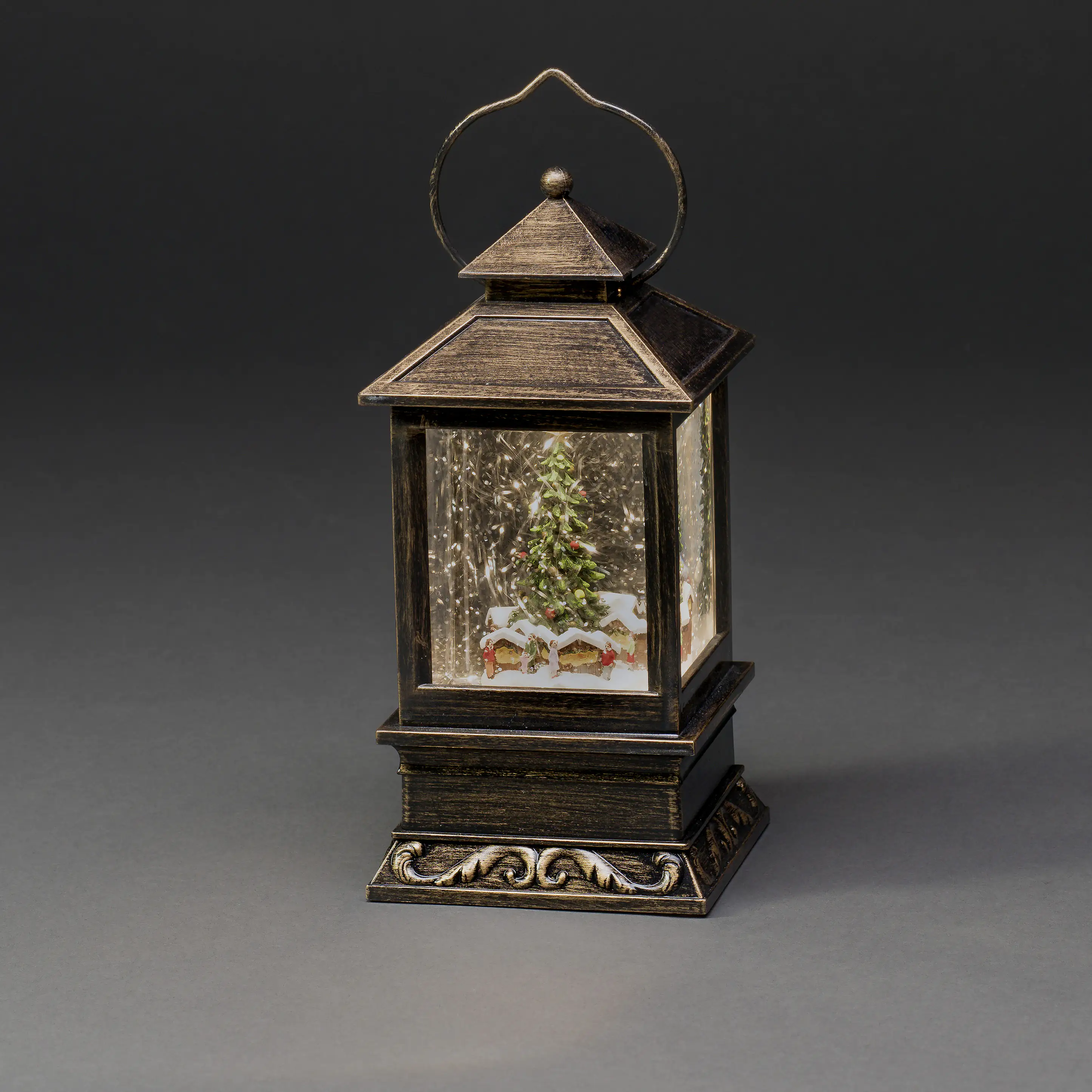 Konstsmide Schneelaterne Weihnachtsmarkt Höhe: 22 cm