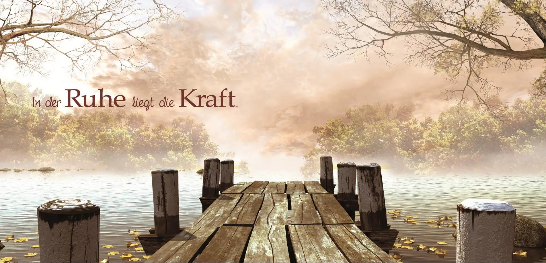 Deco-Block Bild - In der Ruhe 60 x 29 cm