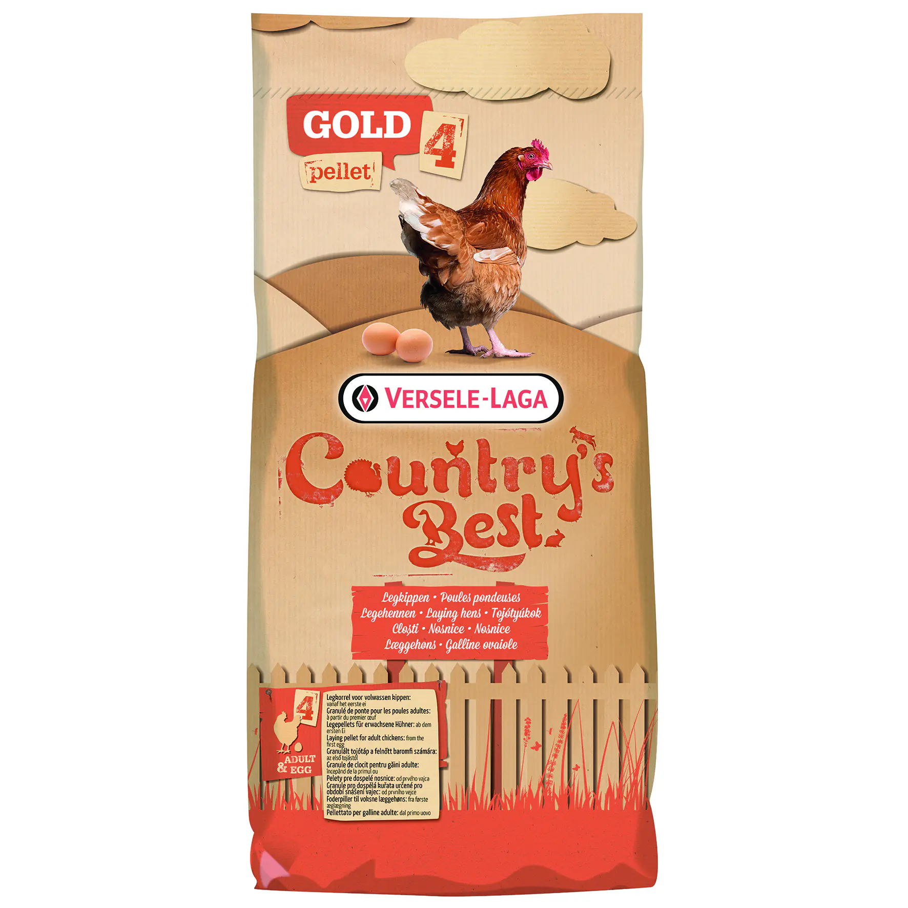 Country's Best Gold 4 Gallico Legepellets 20 kg