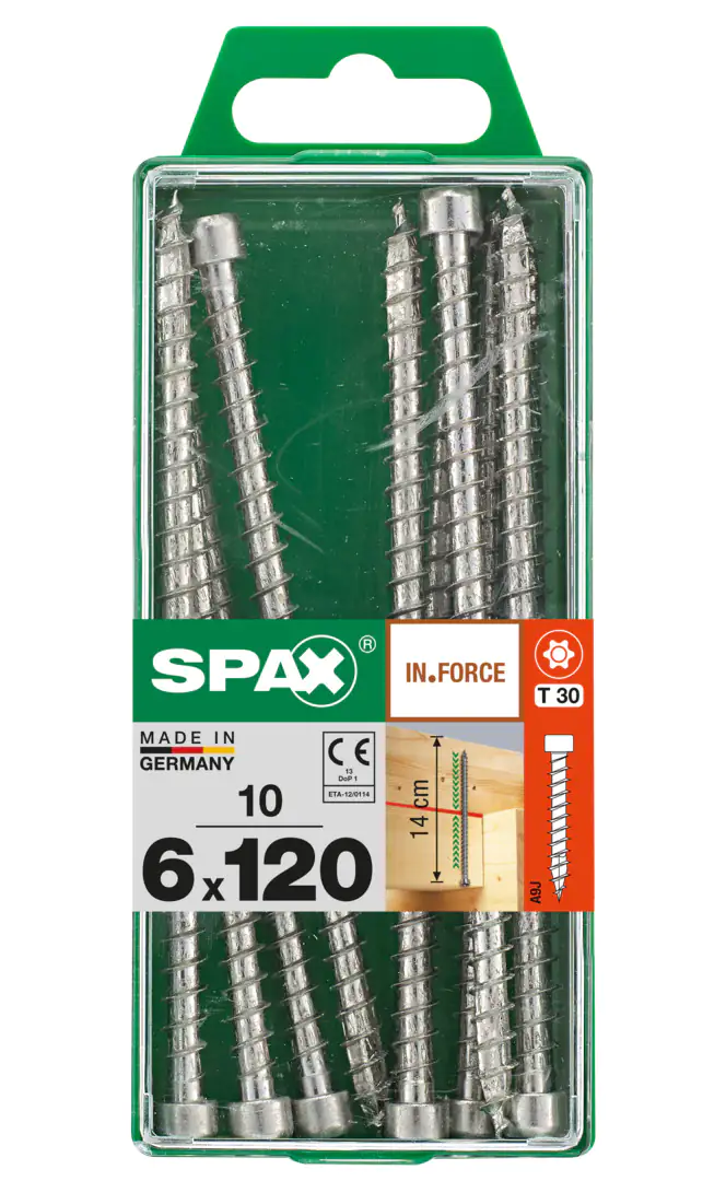Spax Holzbauschrauben 6.0 x 120 mm TX 30 - 10 Stk.