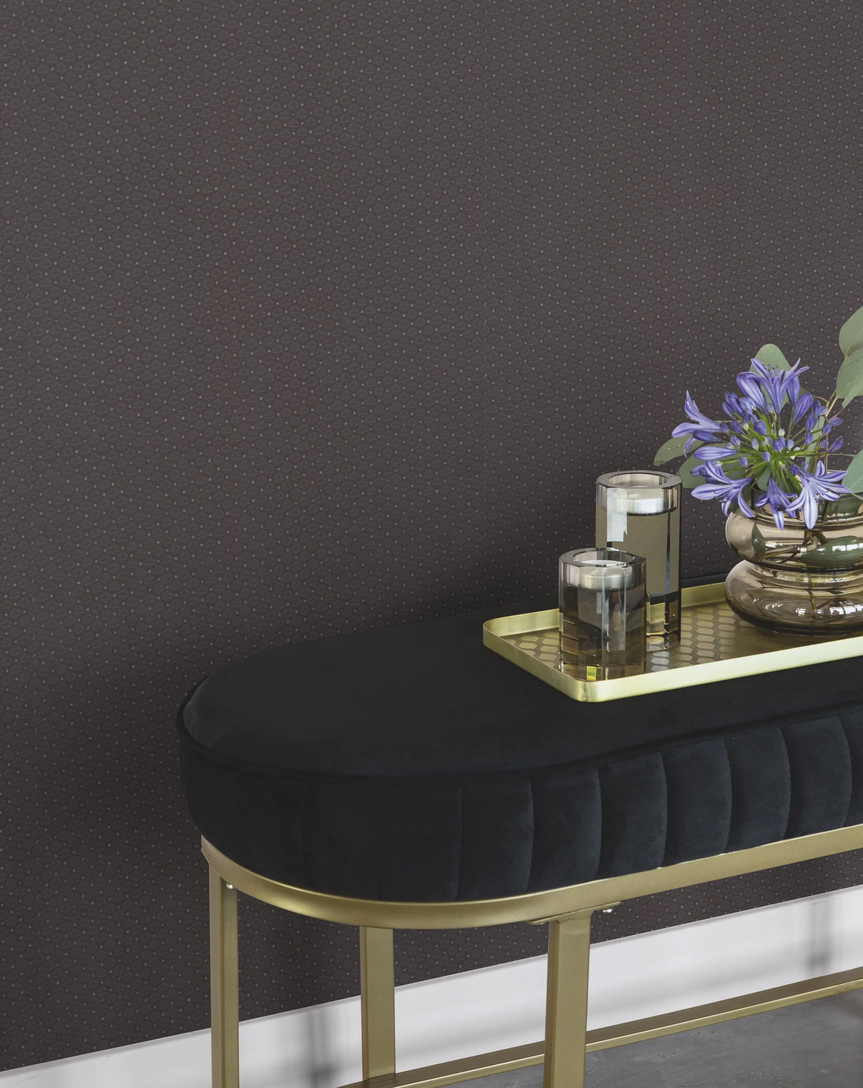 Rasch Vliestapete 506785 Tapetenwechsel II grafisch glitzer schwarz 10,05 x 0,53 m