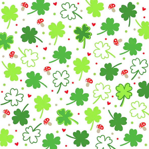 Braun & Company Servietten Motiv Lucky Day 33 x 33 cm - 20er Pack