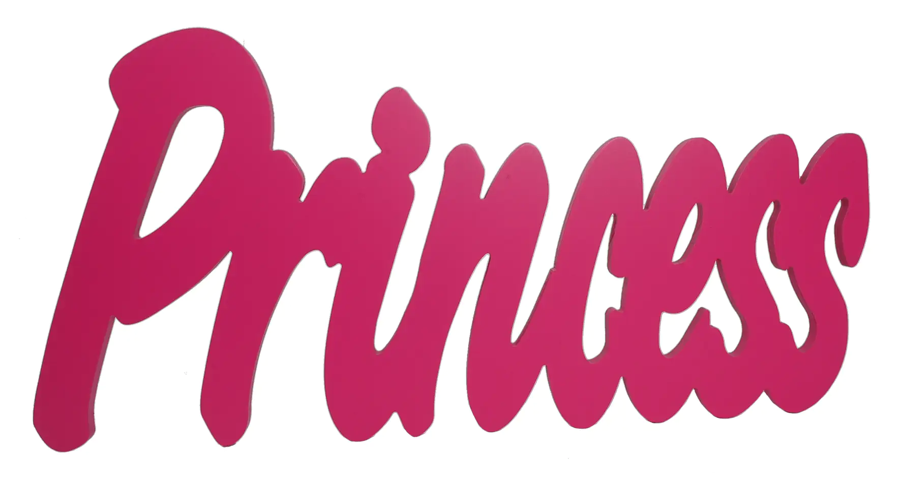 Schriftzug XL Princess pink  60x29x1,2 cm Schriftzug XL Princess pink  60x29x1,2 cm