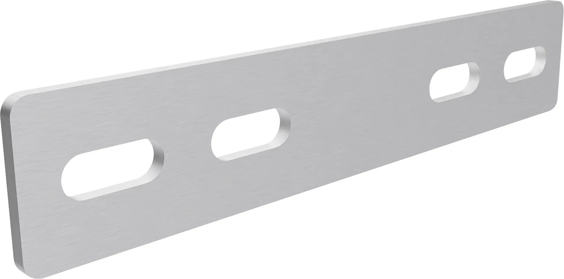 HSI Terra Systec Profilverbinder Aluminium Pressblank inkl. Schrauben 100 mm - 10 Stück