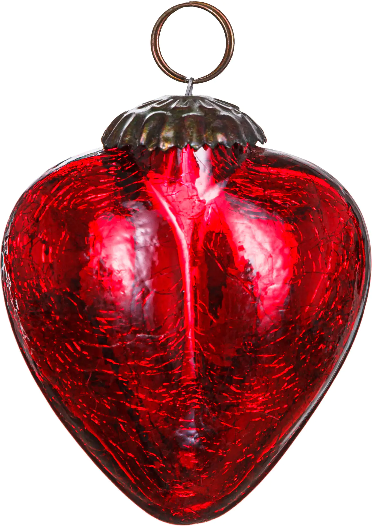 Kaemingk Craquele Herz rot