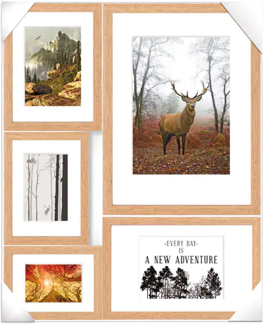 Bilderrahmen Collage  Adventure 5 Fotos, 53 x 65 cm Bilderrahmen Collage  Adventure 5 Fotos, 53 x 65 cm