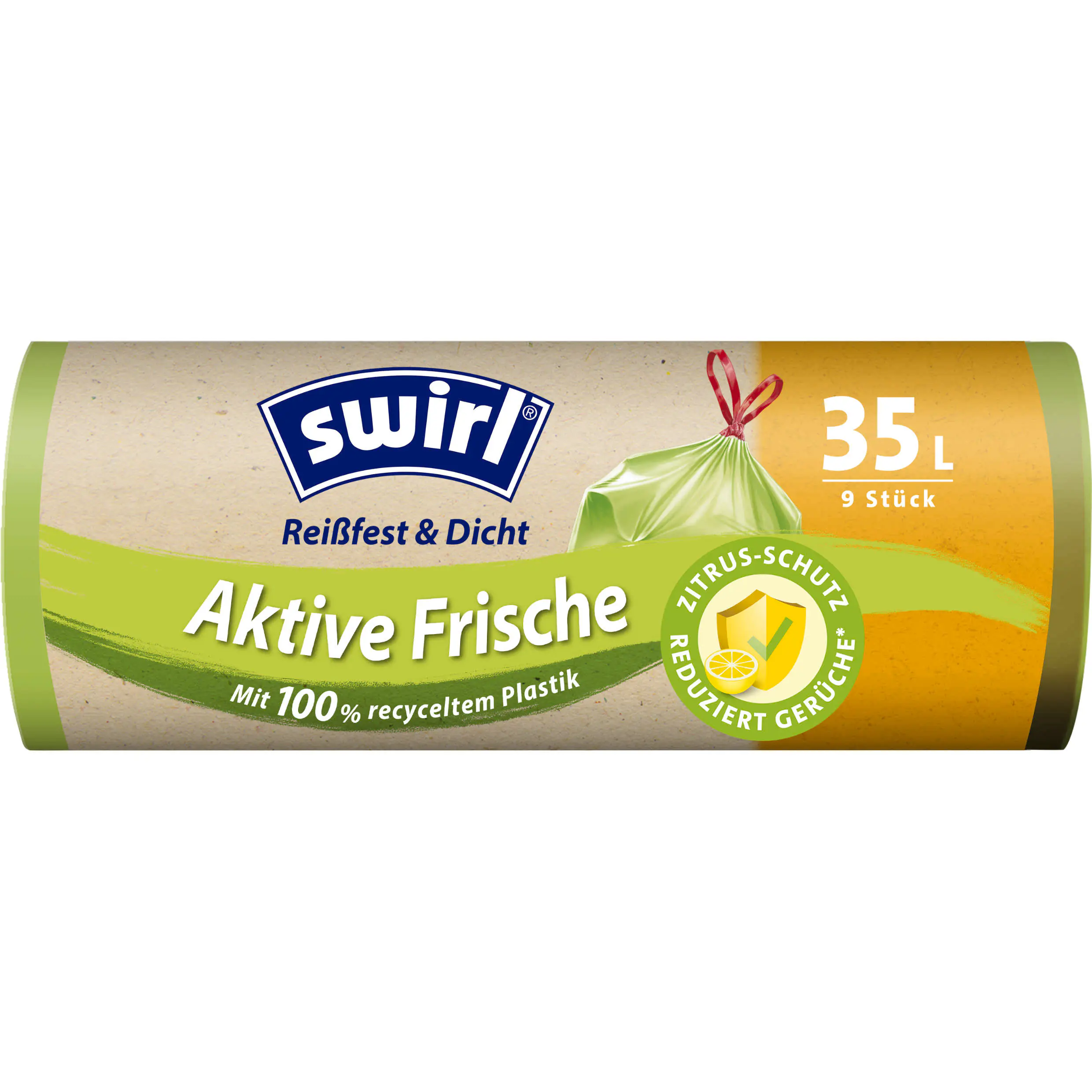 Swirl® Aktive Frische Müllbeutel 35 L Reißfest & Dicht