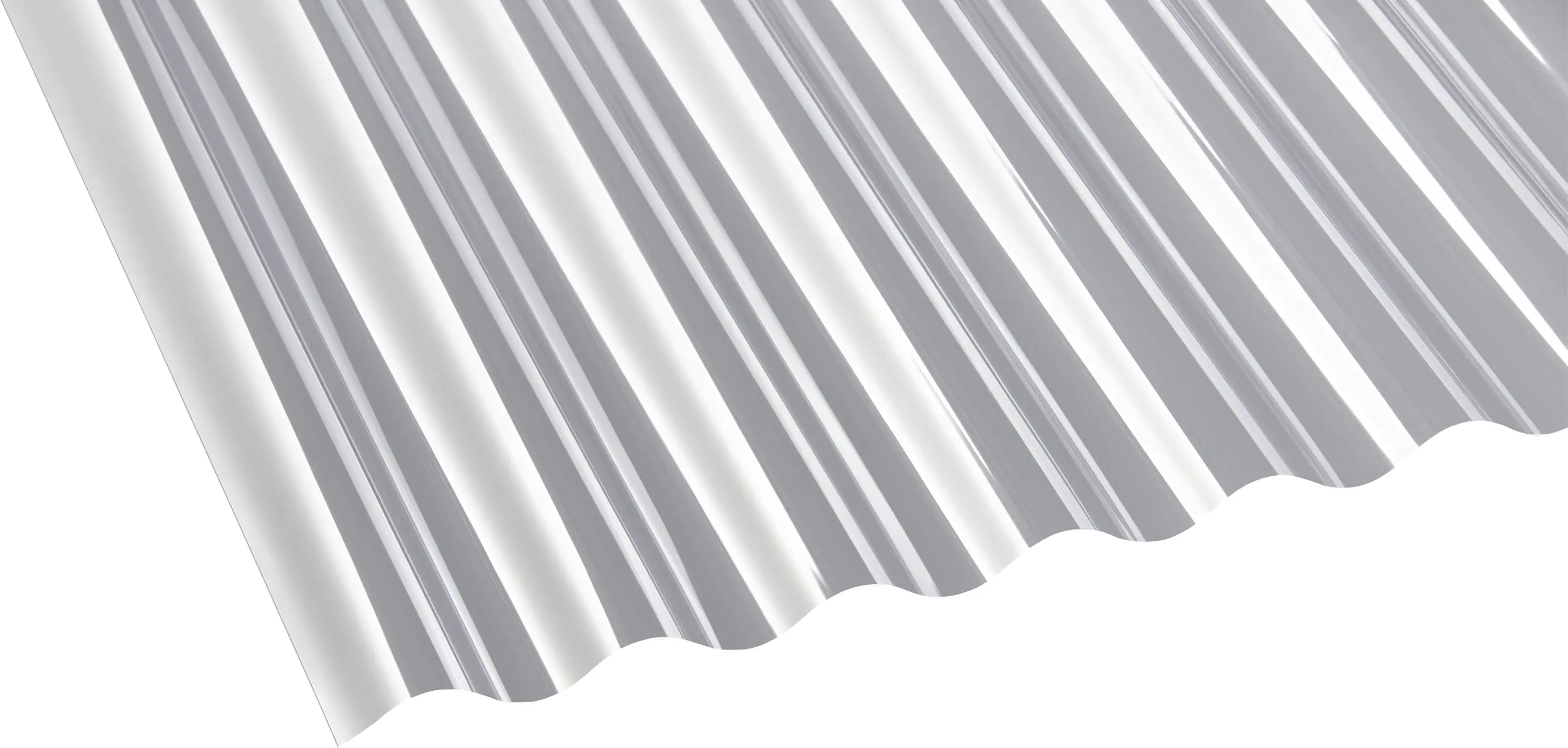 Gutta Wellplatte Sinus 76/18 200 x 90 cm 0,5 mm klar