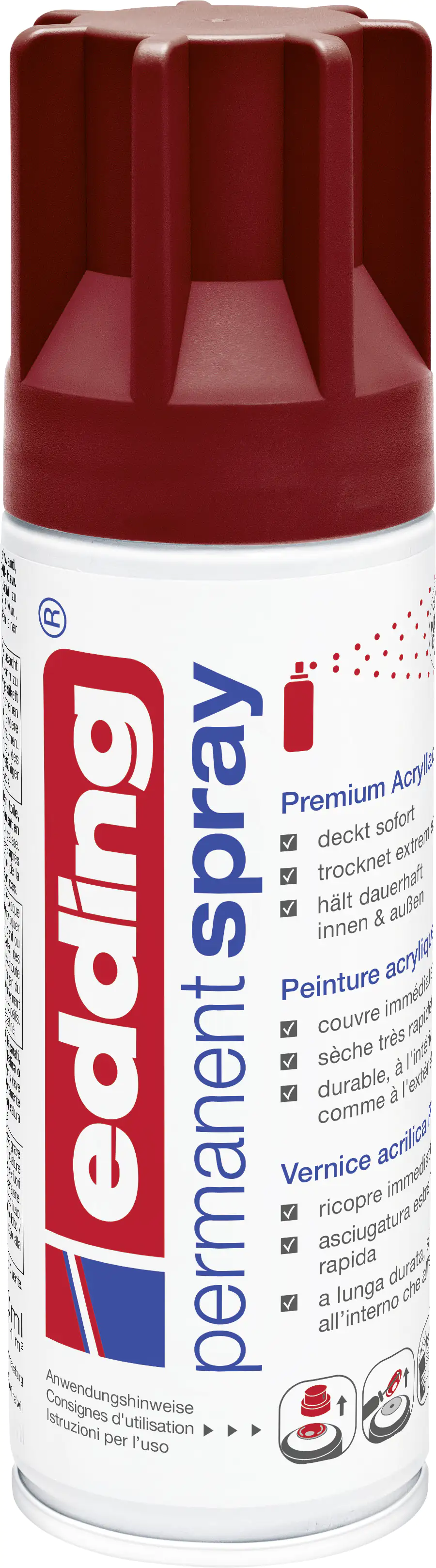 edding 5200 Permanent Spray Premium purpurrot matt Acrylic Paint