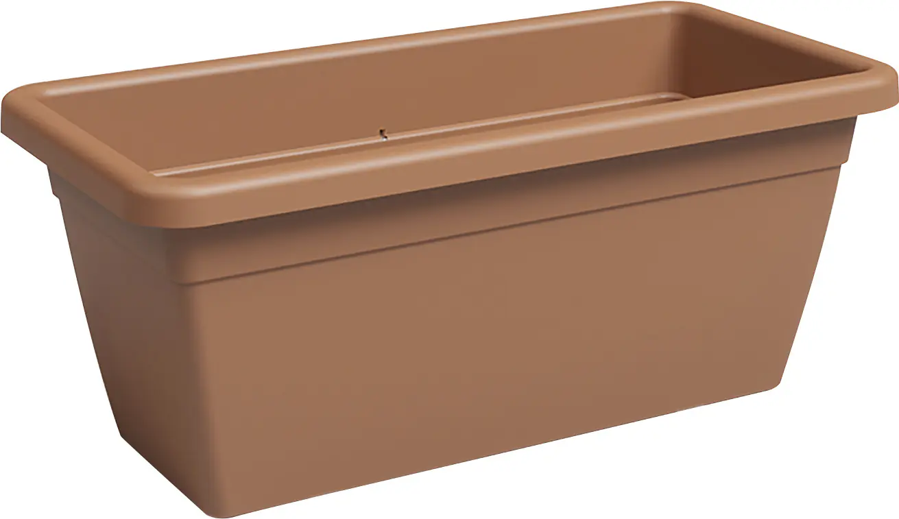 Artevasi Pflanzkasten Venezia Xl Kunststoff terrakotta matt 80 x 39 x 35 cm 
