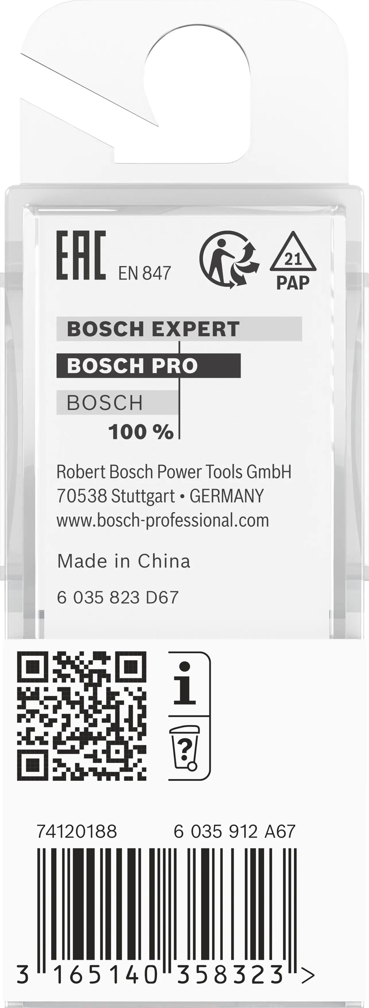 Bosch Kopierfräser 8 mm D1 8 mm L 19 mm G 66 mm