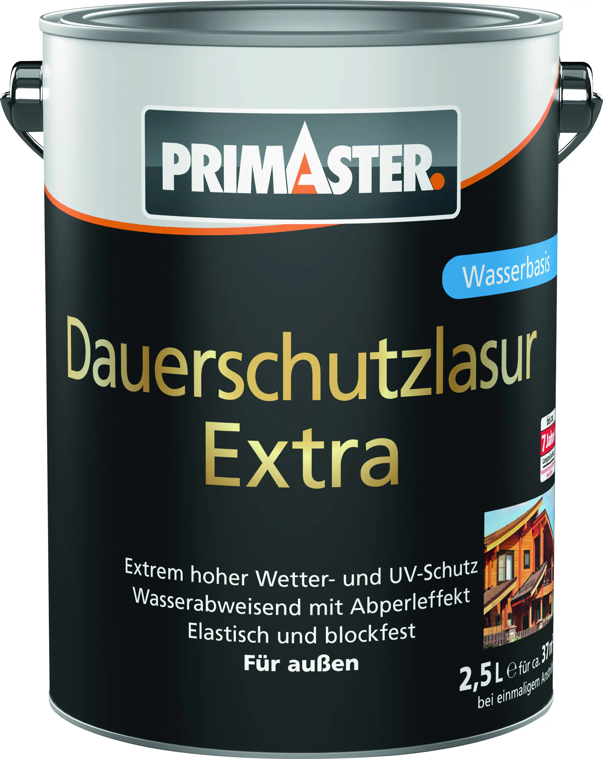Primaster Dauerschutzlasur Extra 2,5 L anthrazitgrau