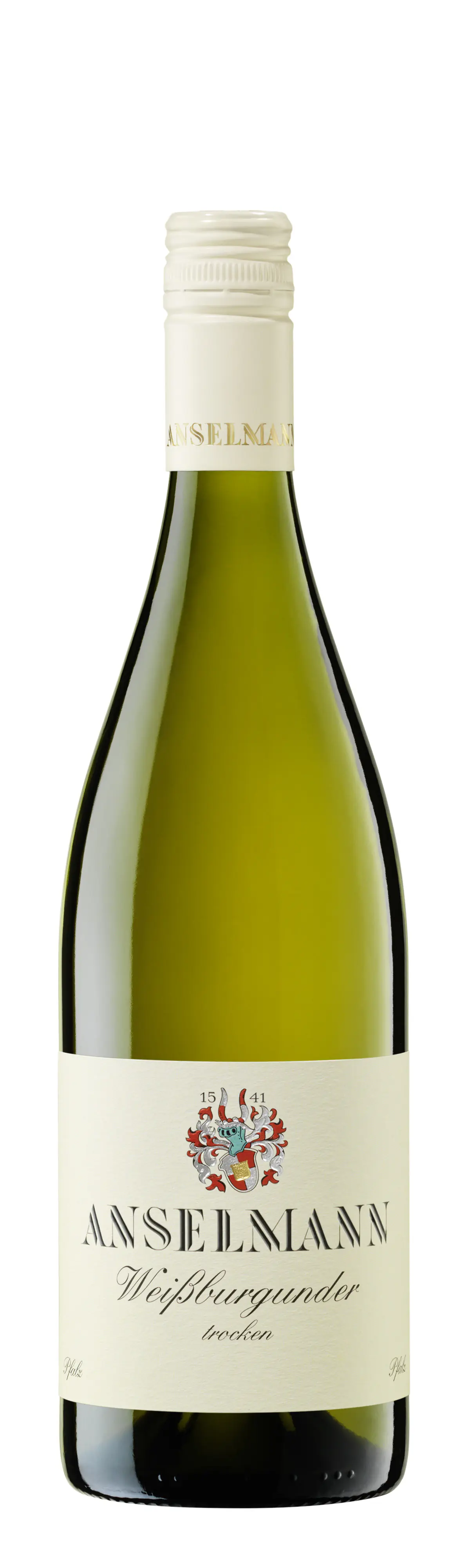 Anselmann Weißwein Weißburgunder trocken Pfalz Qualitätswein 0,75L