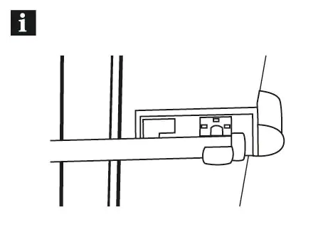 Gardinia Klemmträger-Set für Vitragenstangen weiß, 2 Stück