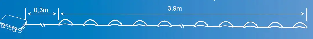 TrendLine LED-Lichterkette Mini Außen 3,9 m kaltweiß mit Timer, 8 Lichteffekten TrendLine LED-Lichterkette Mini Außen 3,9 m kaltweiß mit Timer, 8 Lichteffekten