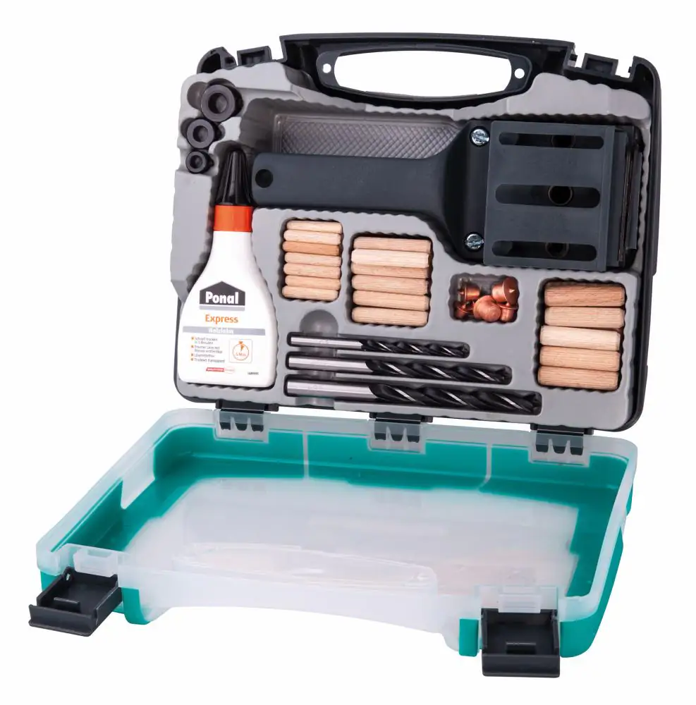 Wolfcraft Sortimentsbox Holzdübel 78 teilig