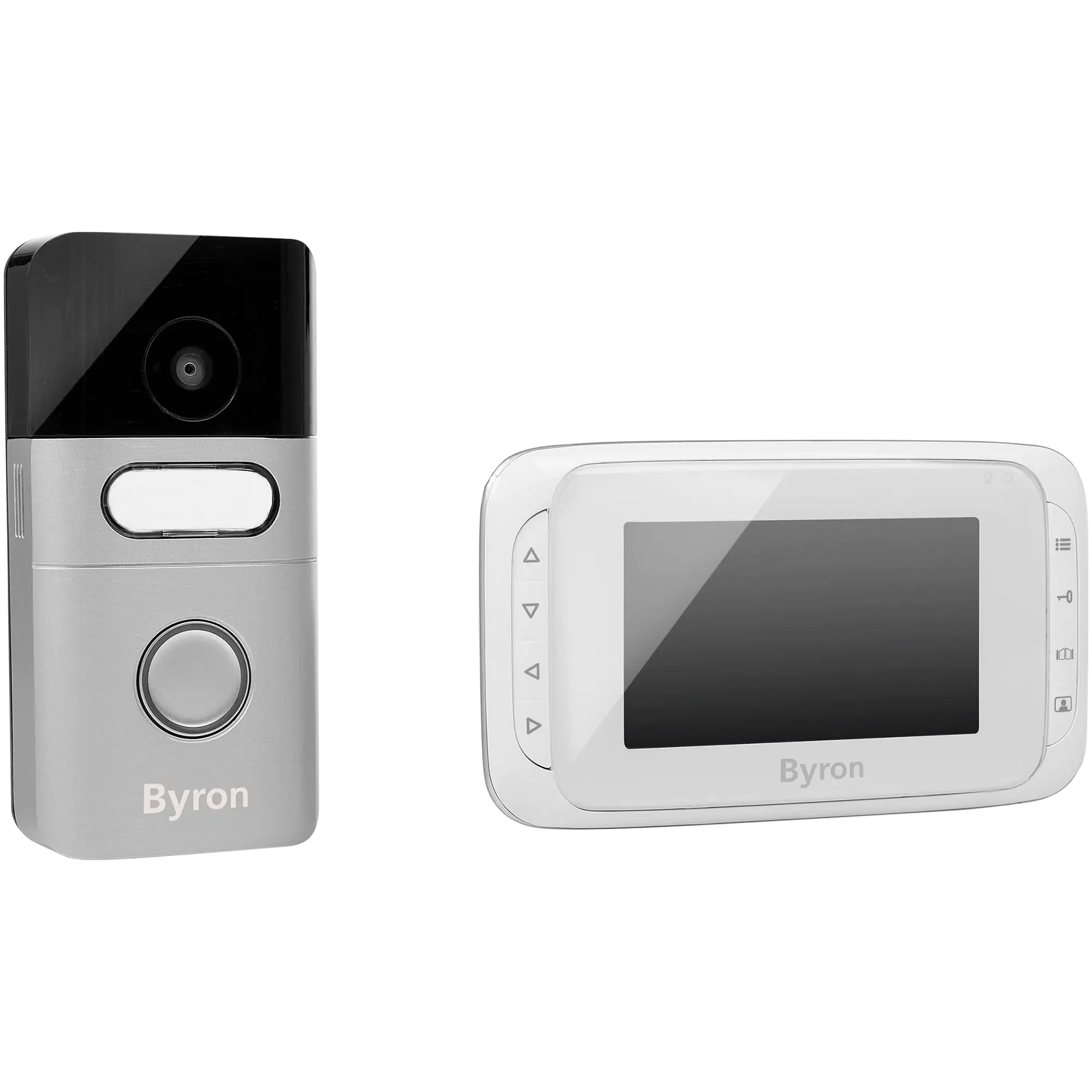 8711658449838 Byron Kabellose Video Türsprechanlage weiß, DIC-22815