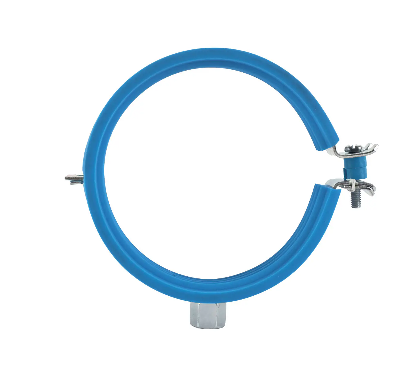 Marley Schalldämmschelle ohne Stockschraube dBlue DN 110 für 110 mm Rohr blau