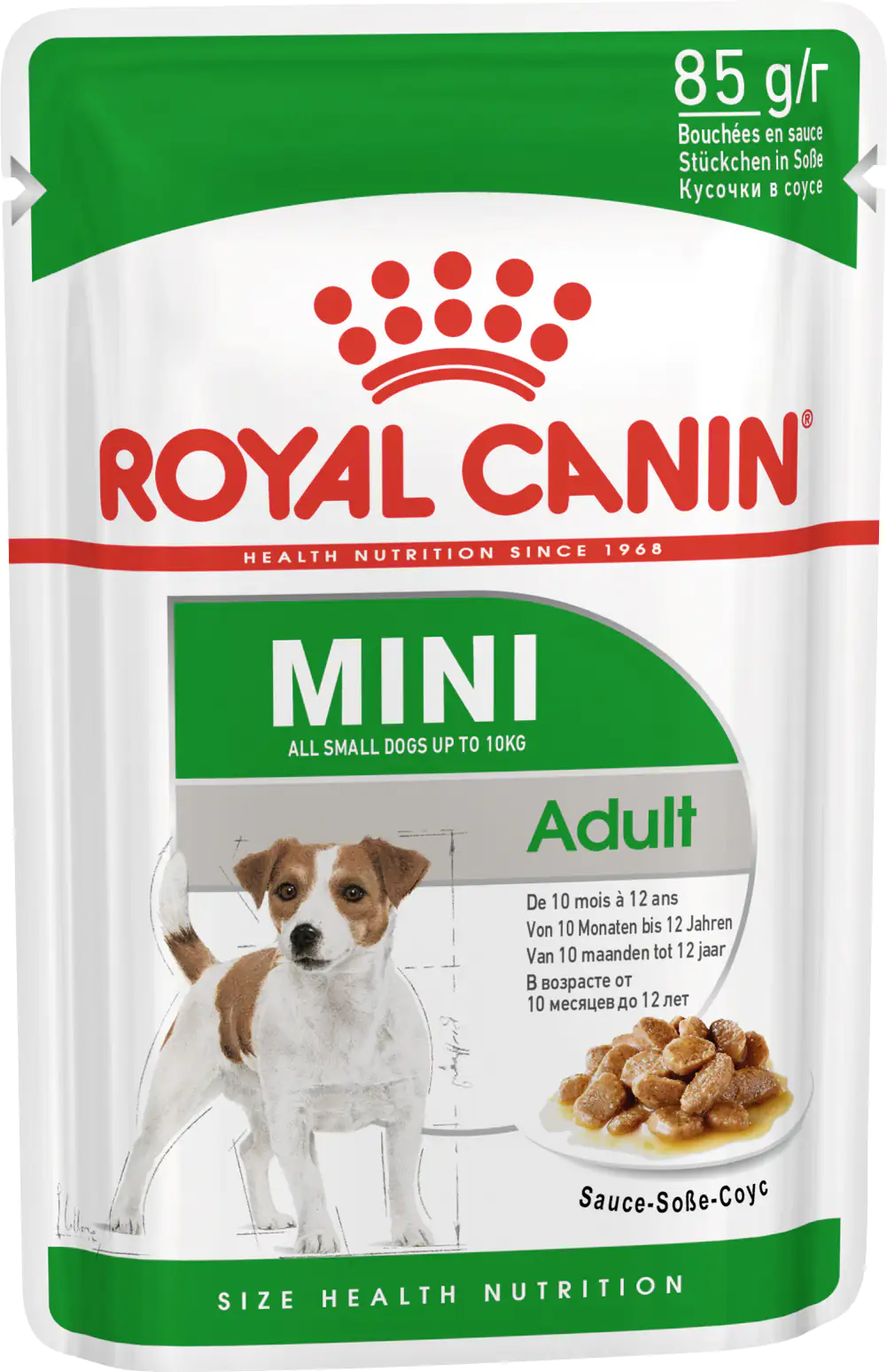 Royal Canin Hundefutter Mini Adult in Soße 85 g
