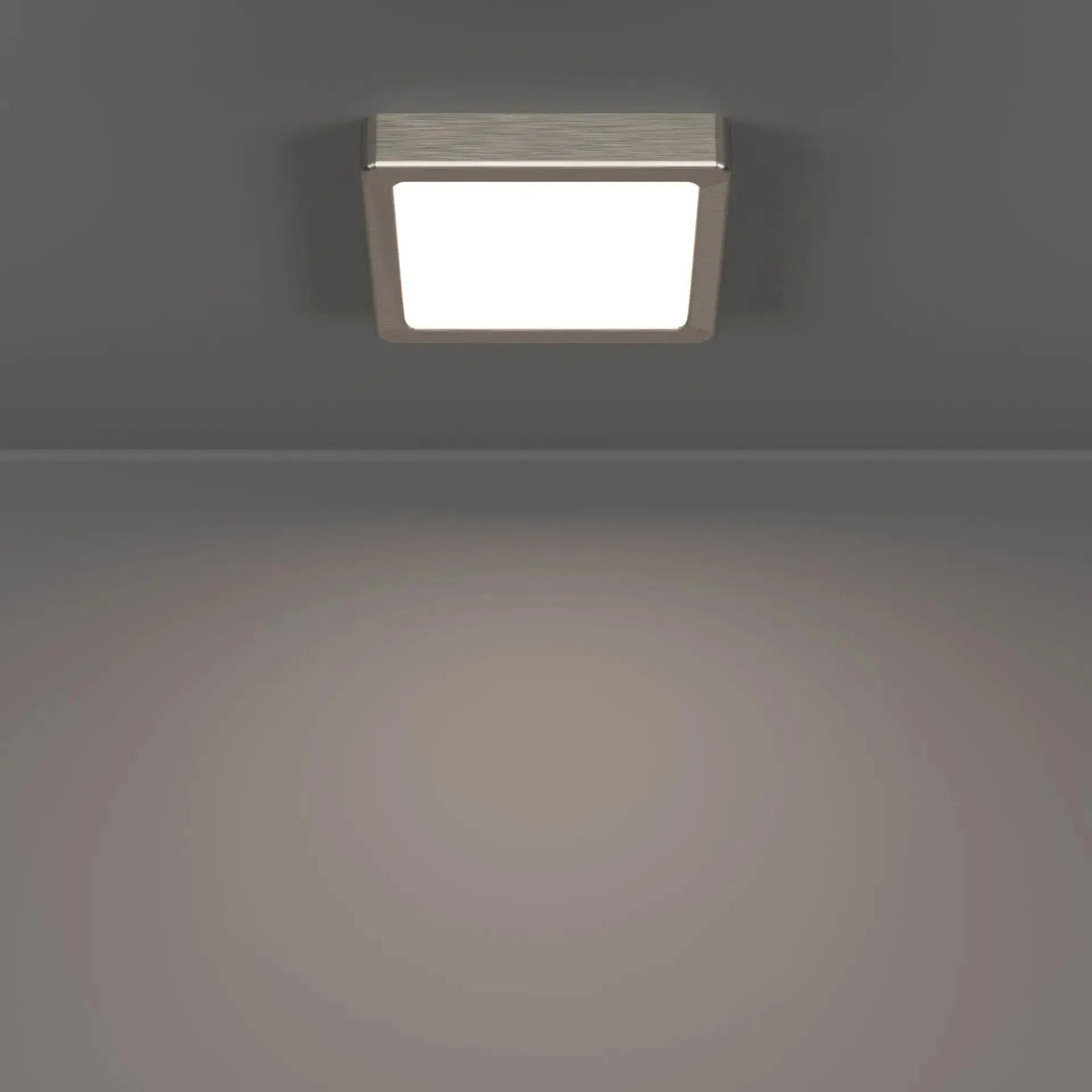 Eglo LED Deckenleuchte Fueva 6 nickel matt 15 x 15 cm warmweiß-kaltweiß