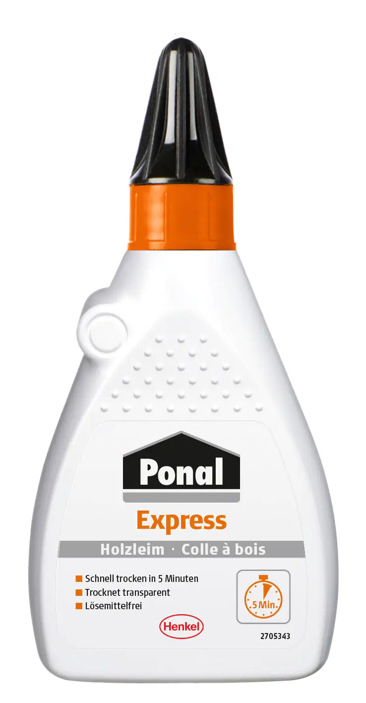 Ponal Holzleim Express 120 g Flasche, transparent Ponal Holzleim Express 120 g Flasche, transparent