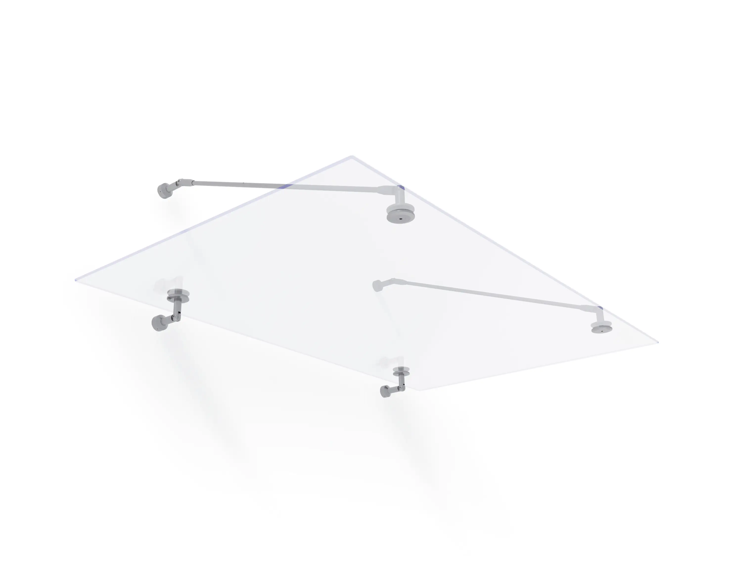 Canopia Vordach Trasparo 1500 Silber 150 x 90 cm Canopia Vordach Trasparo 1500 Silber 150 x 90 cm