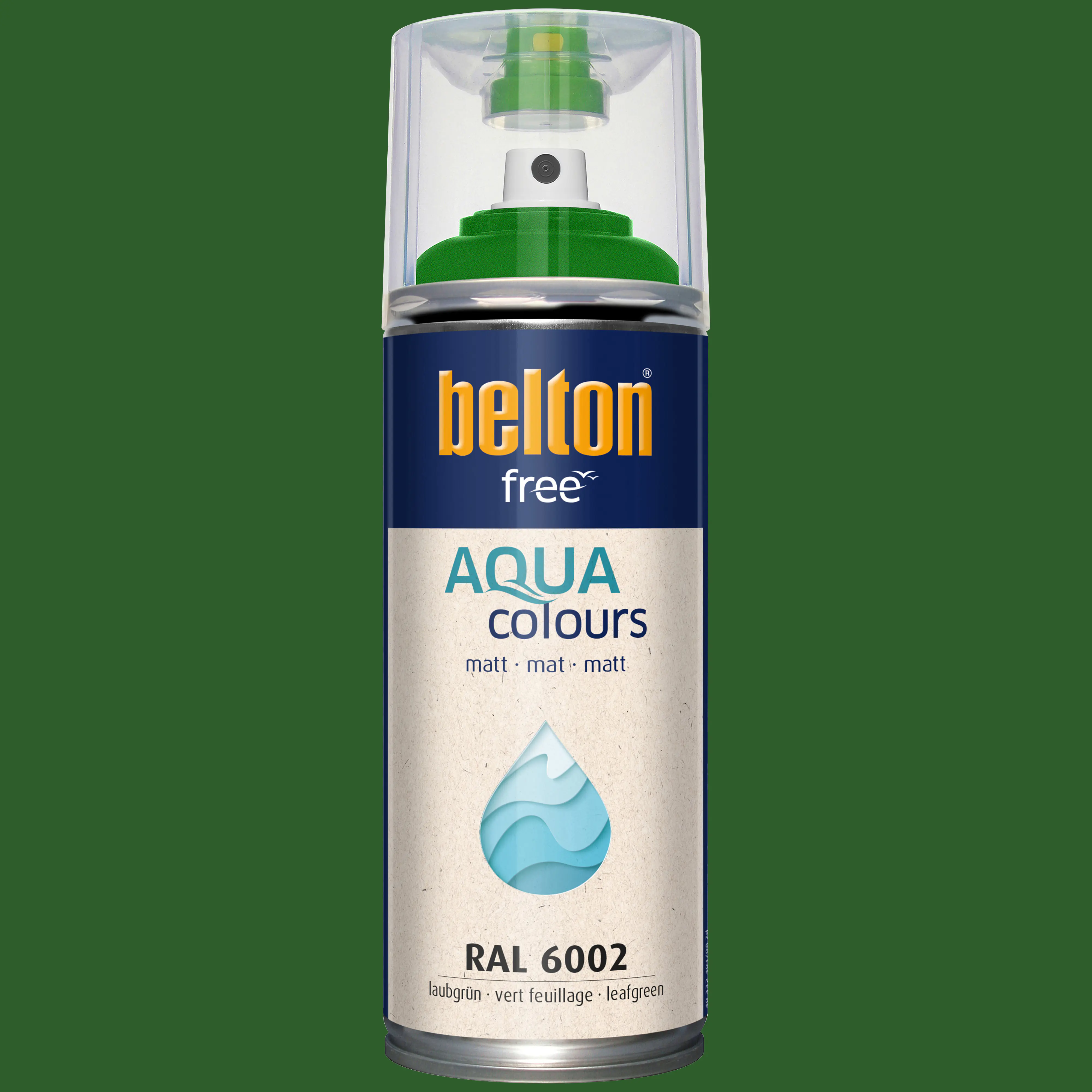 belton free Lackspray AQUAcolours 400 ml laubgrün matt