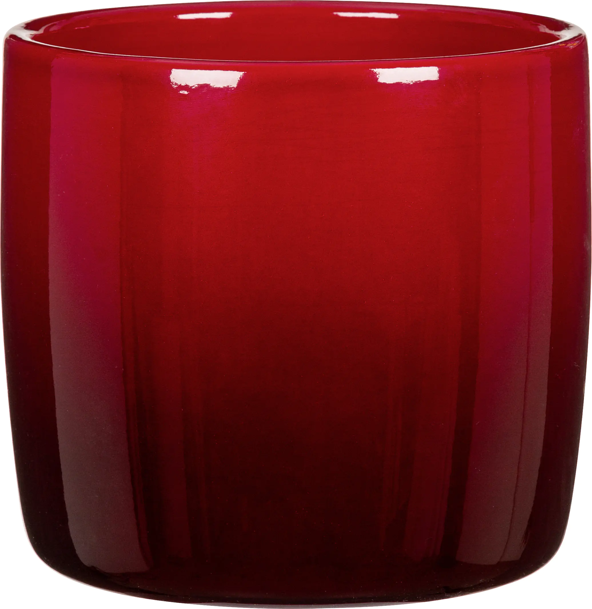 Scheurich Übertopf rot 13,5 x 13,5 cm Keramik 