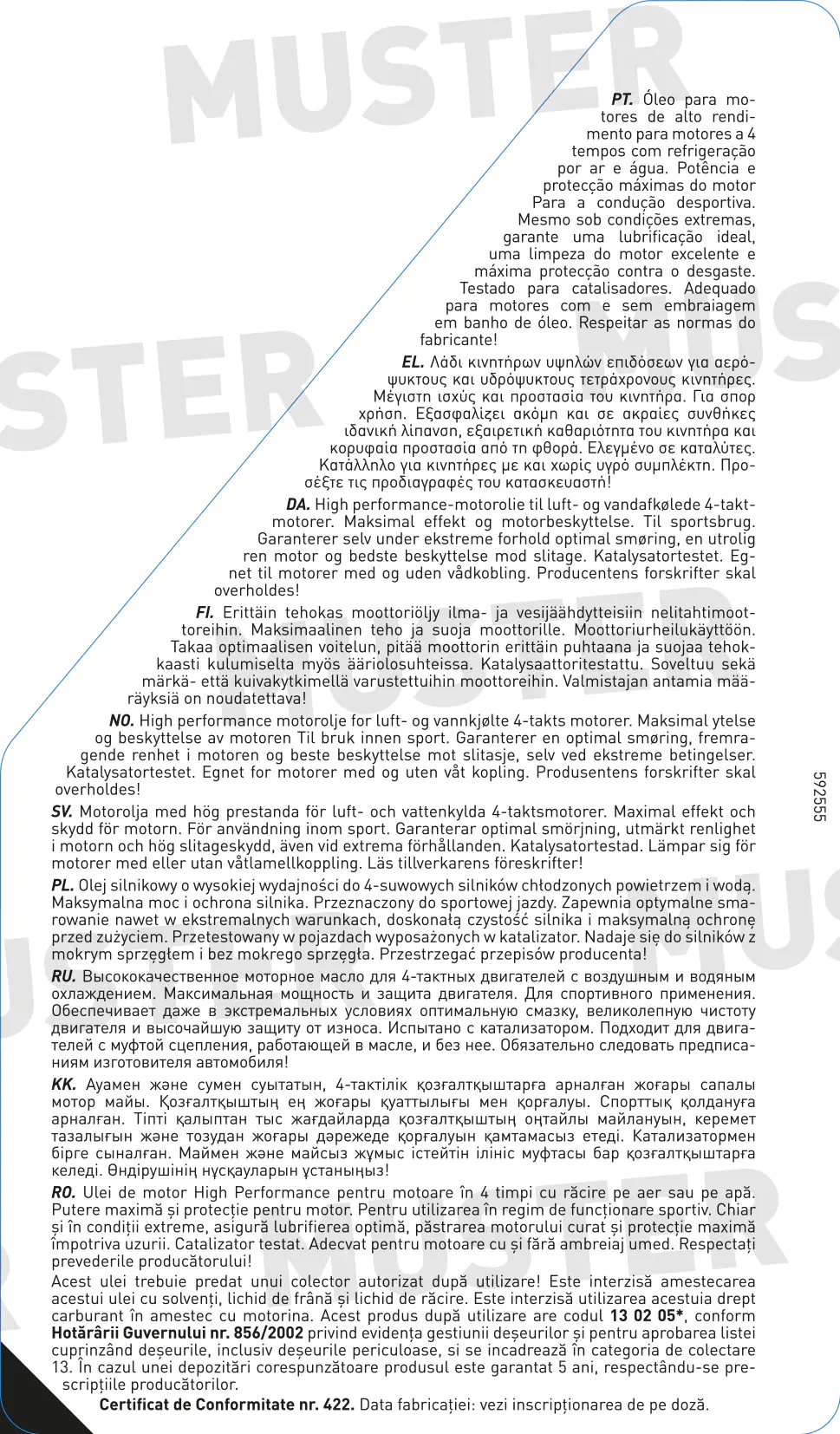 Liqui Moly 4-Takt Motoröl Motorbike 4 T 15W-50 Street 1 L